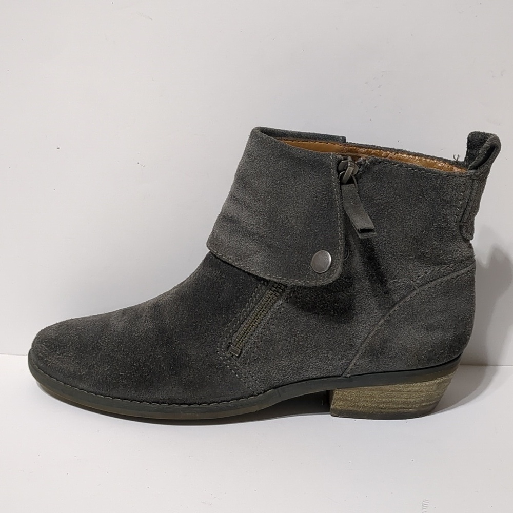 Nine West Vintage America suede gray bootie 6.5